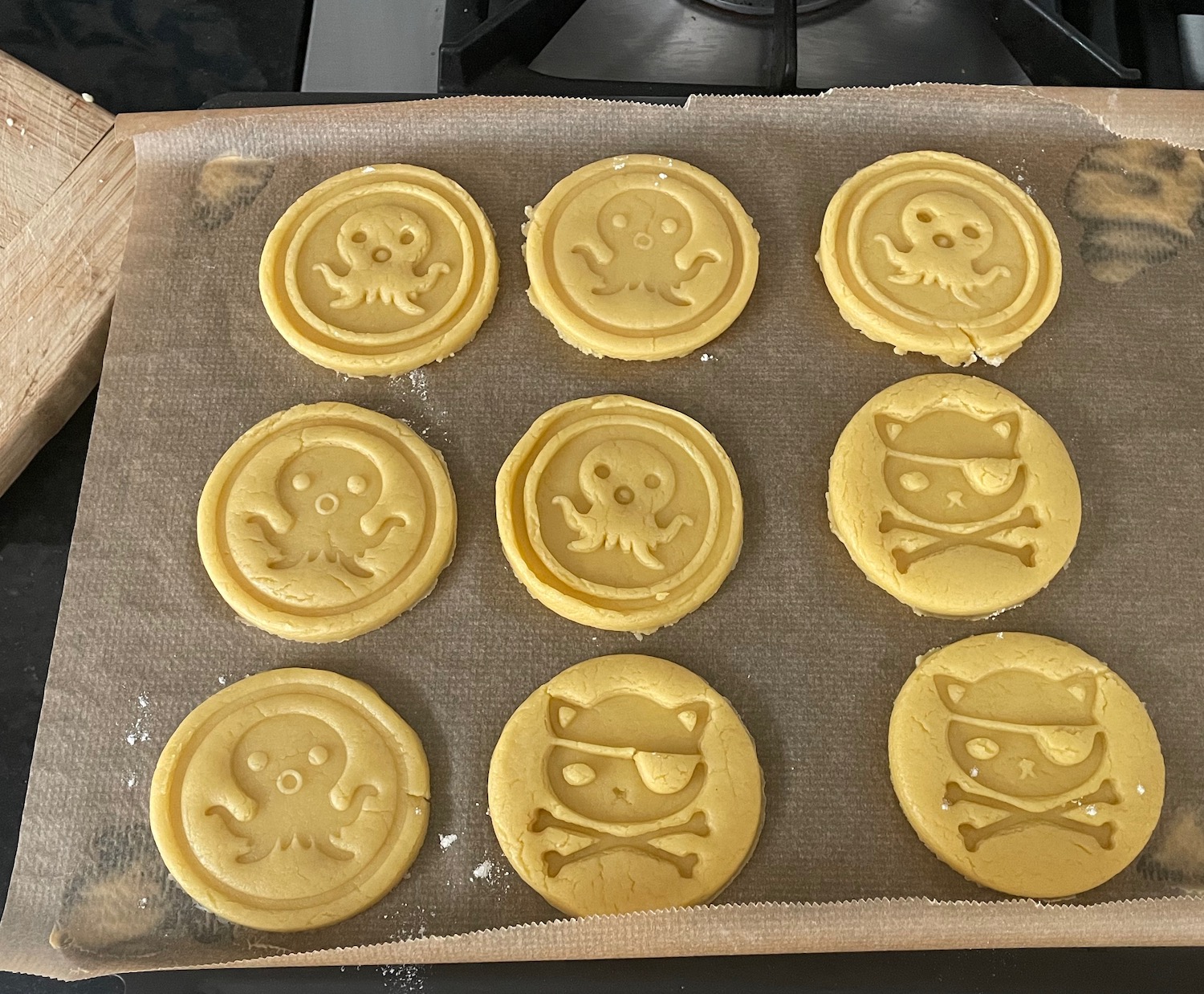 Octonauts themed cookies I made with my daughter. Explore! Rescue! Protect!